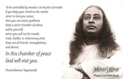 Quotes by Paramahansa Yogananda – Mooji with Masters